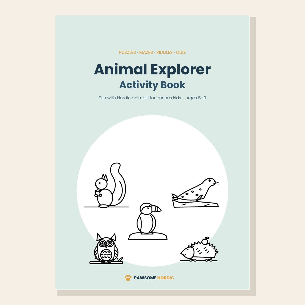Animal Explorer Activity Book for Kids (PDF)
