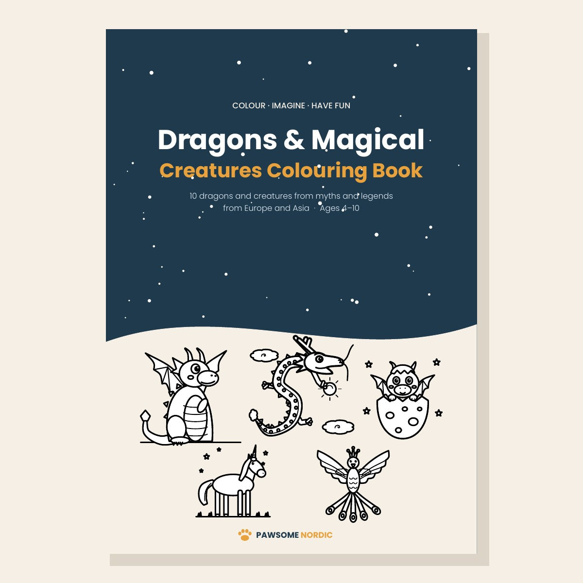 Dragons & Magical Creatures Colouring Book (PDF)