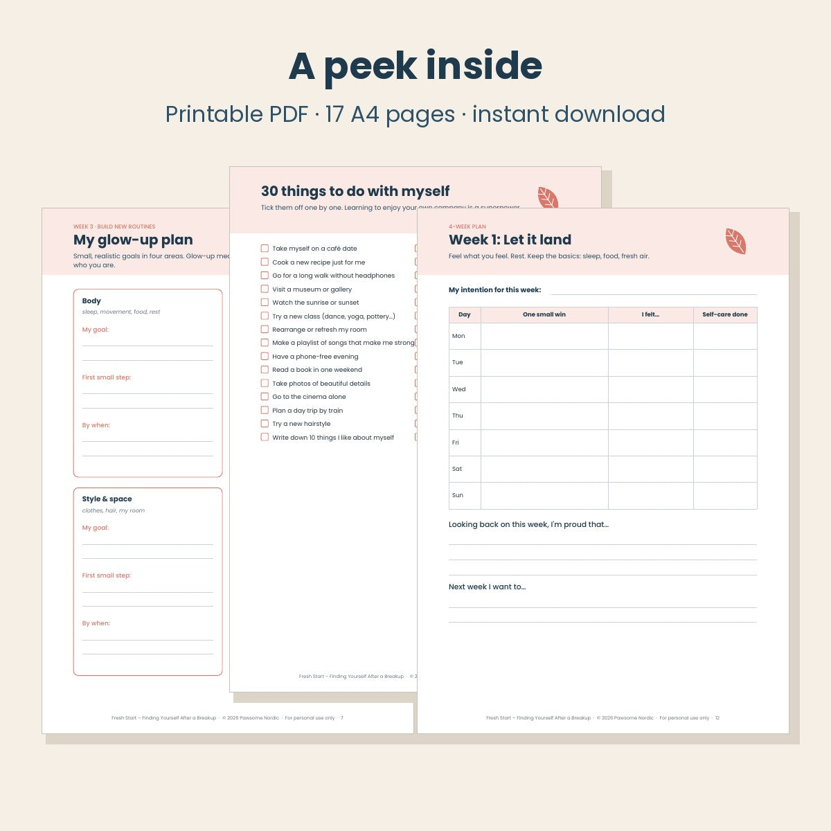 Fresh Start – Finding Yourself After a Breakup (PDF)
