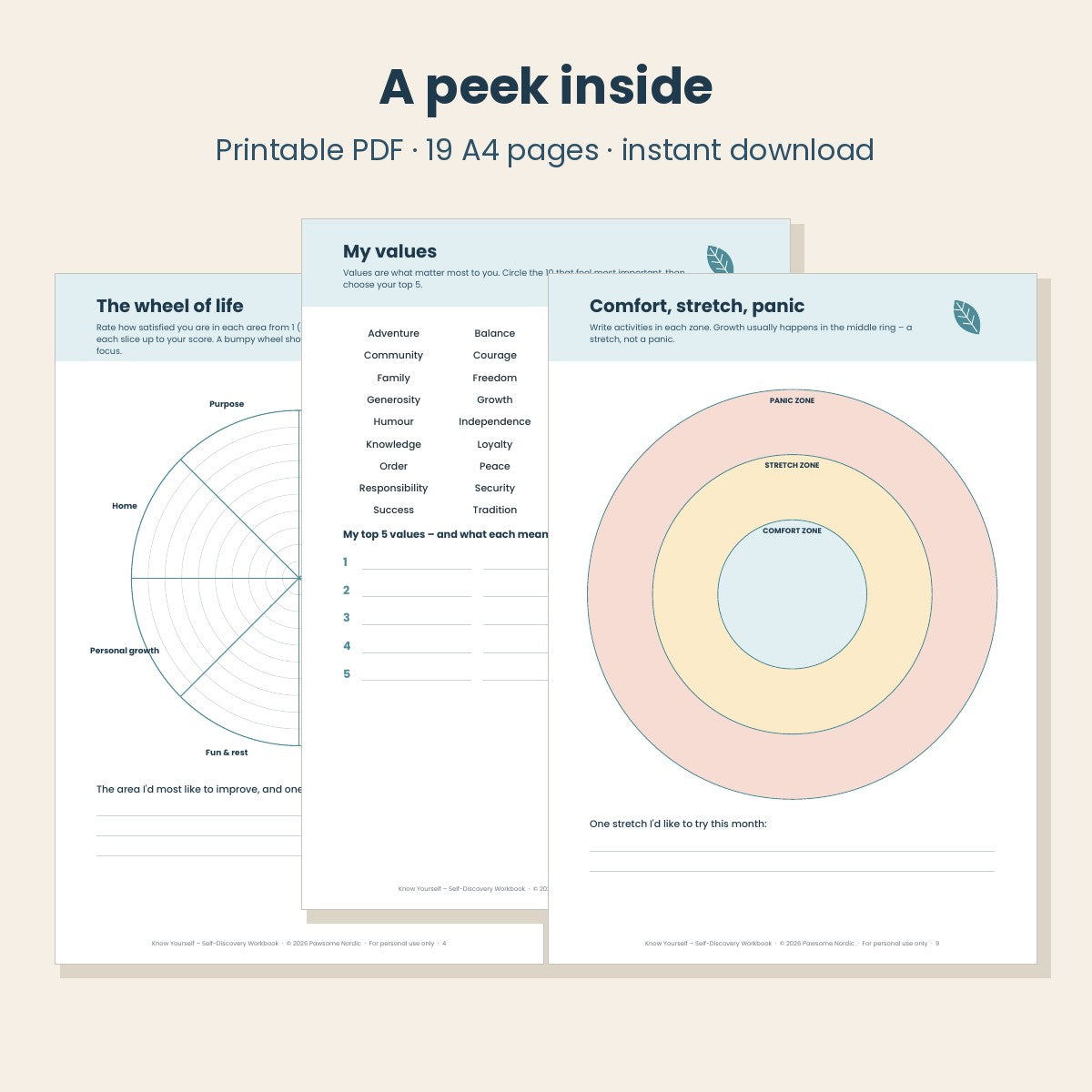 Know Yourself – Self-Discovery Workbook (PDF)