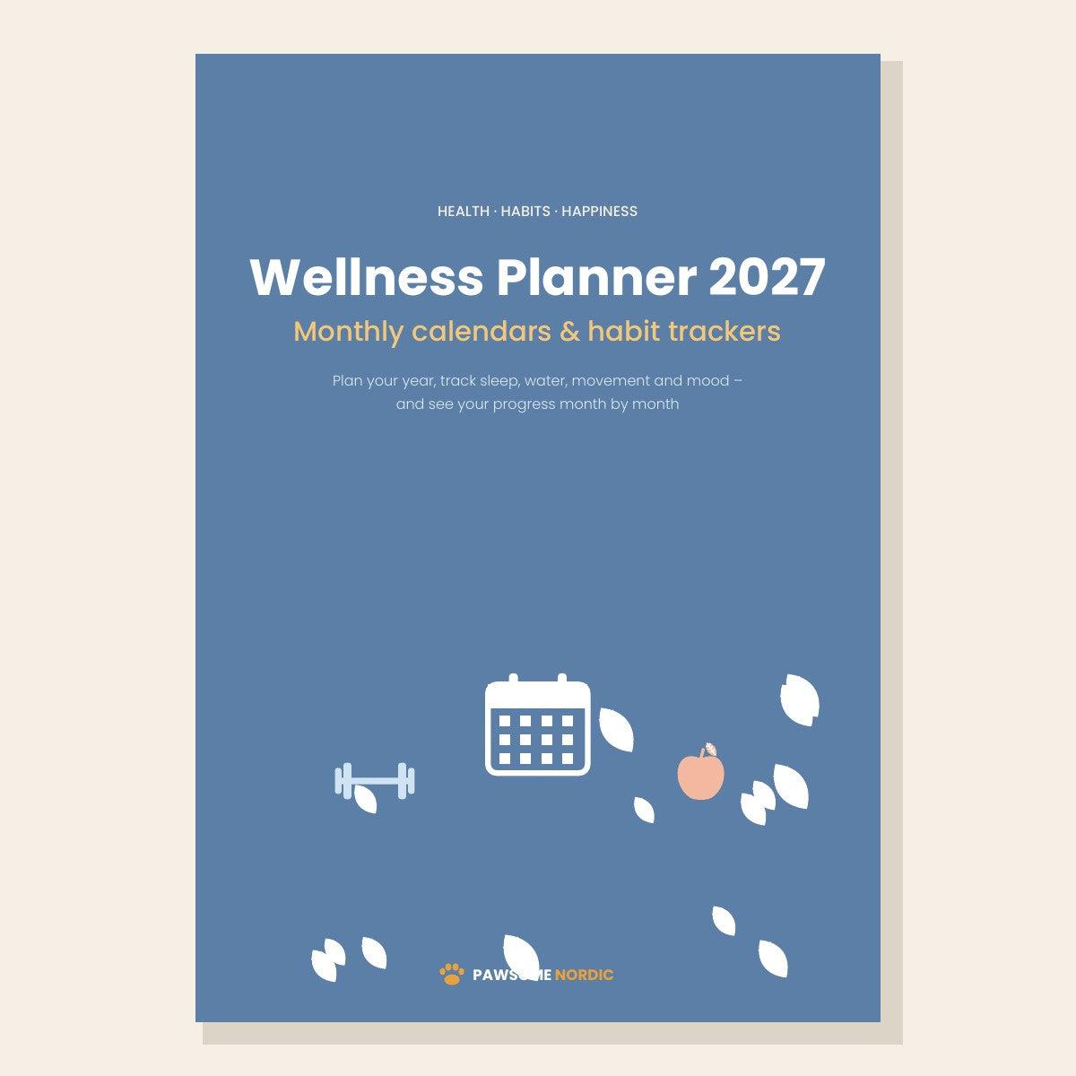 Wellness Planner 2027 – Calendar & Habit Tracker (PDF)